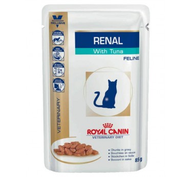 Royal Canin Renal Feline для кошек, лечение почек, со вкусом тунца (пауч) 0,085кг